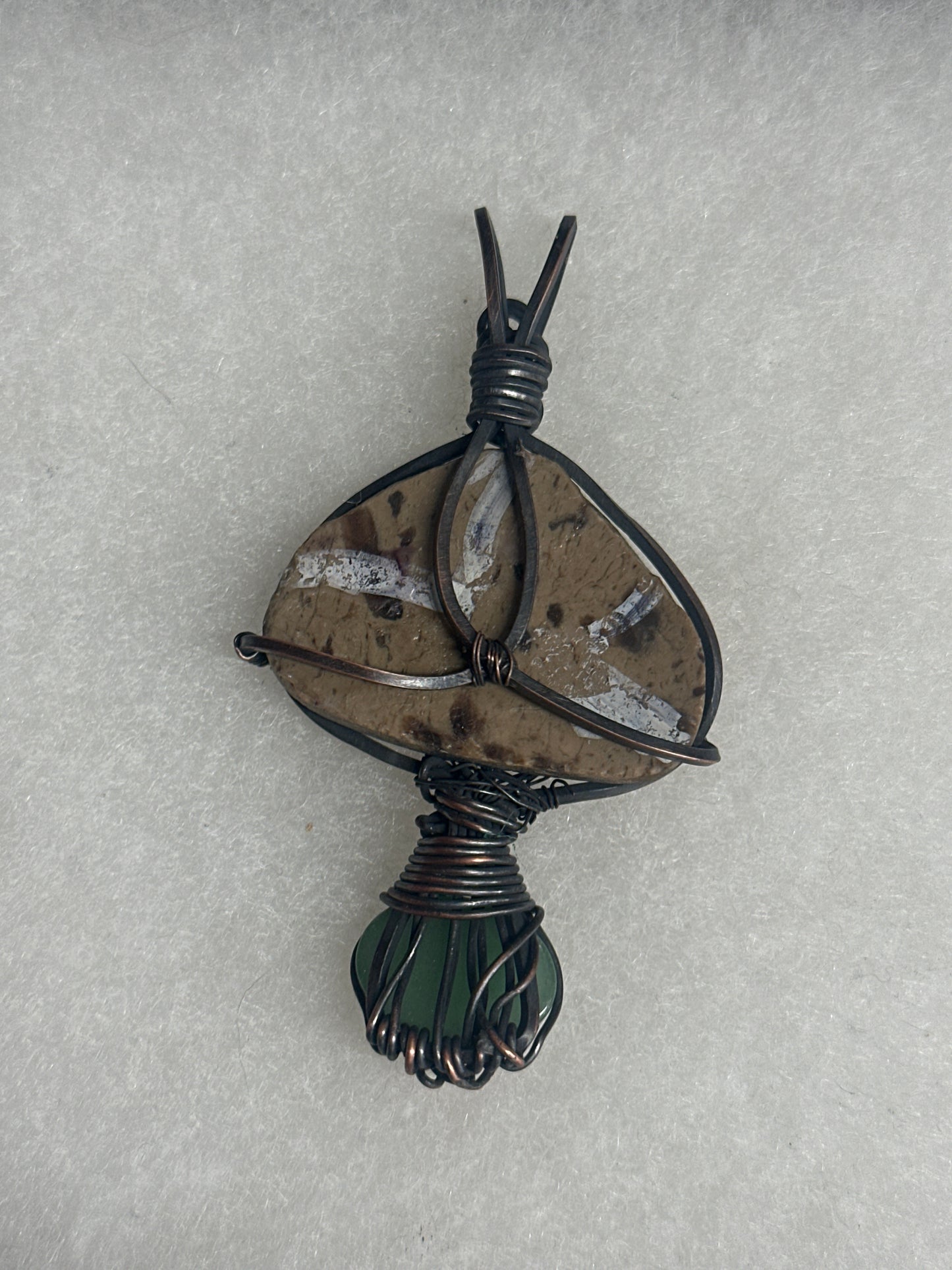 Mystic Fungi Copper Pendant