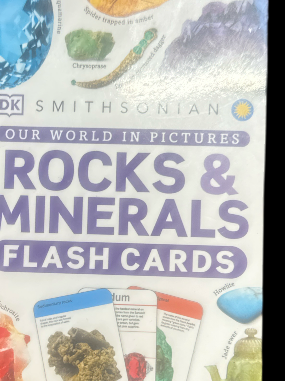 roduct Title: Smithsonian Rocks & Minerals Flash Cards – Explore the World of Geology