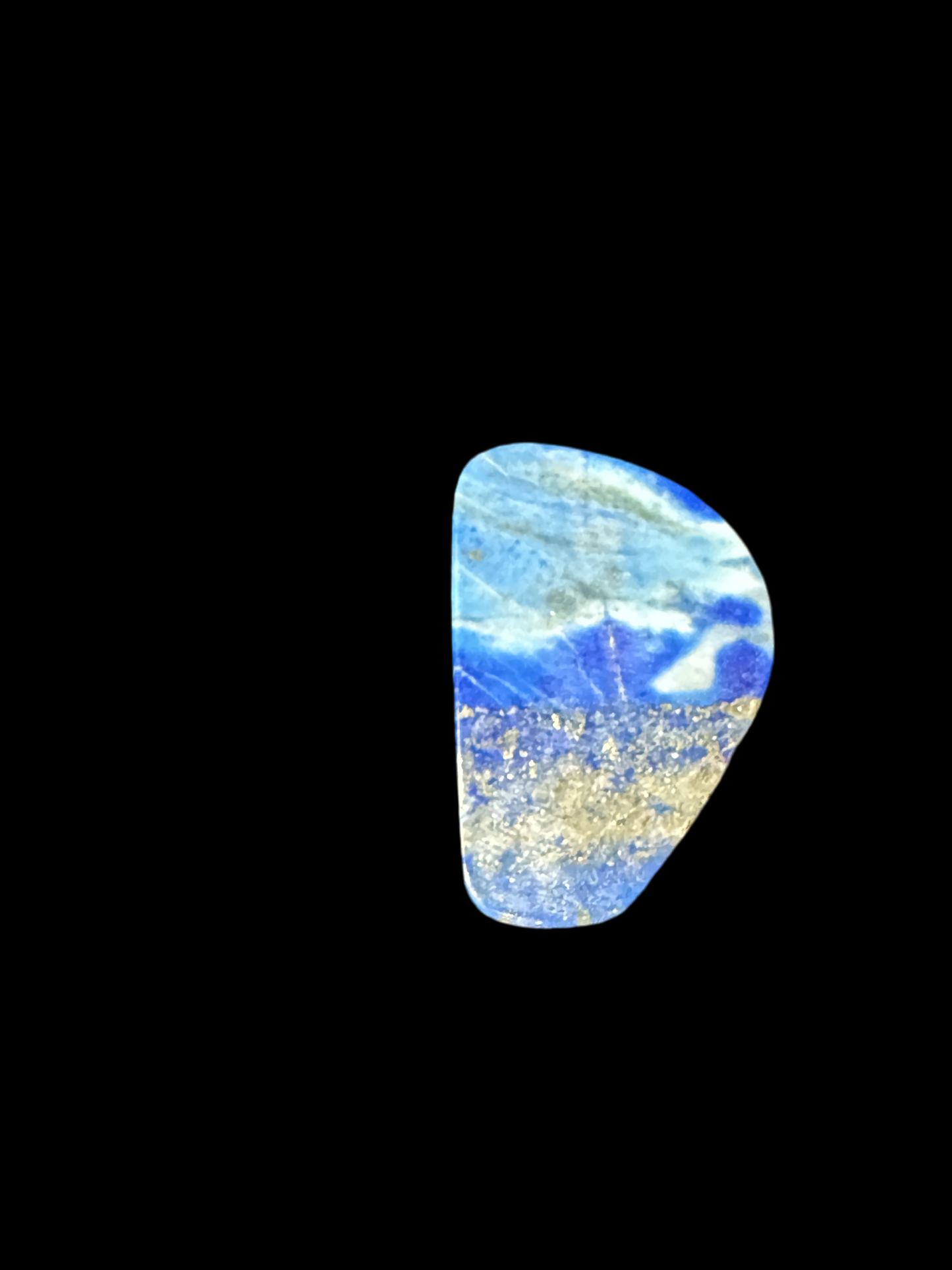 Hand-Cut Lapis Lazuli Cabochon – 14.7g