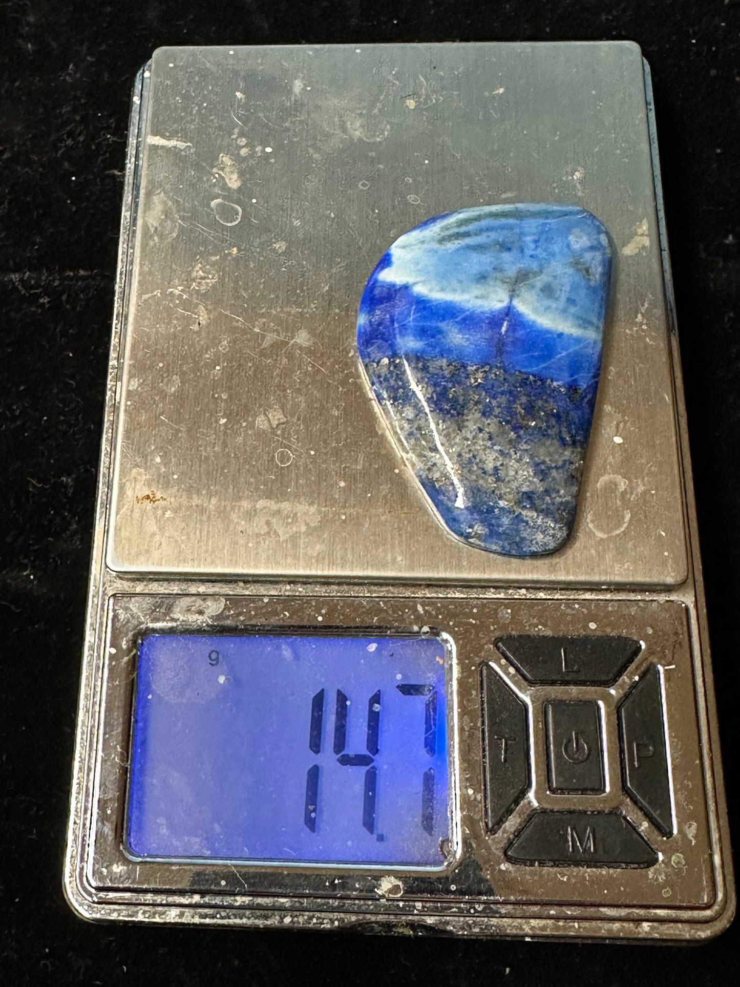 Hand-Cut Lapis Lazuli Cabochon – 14.7g