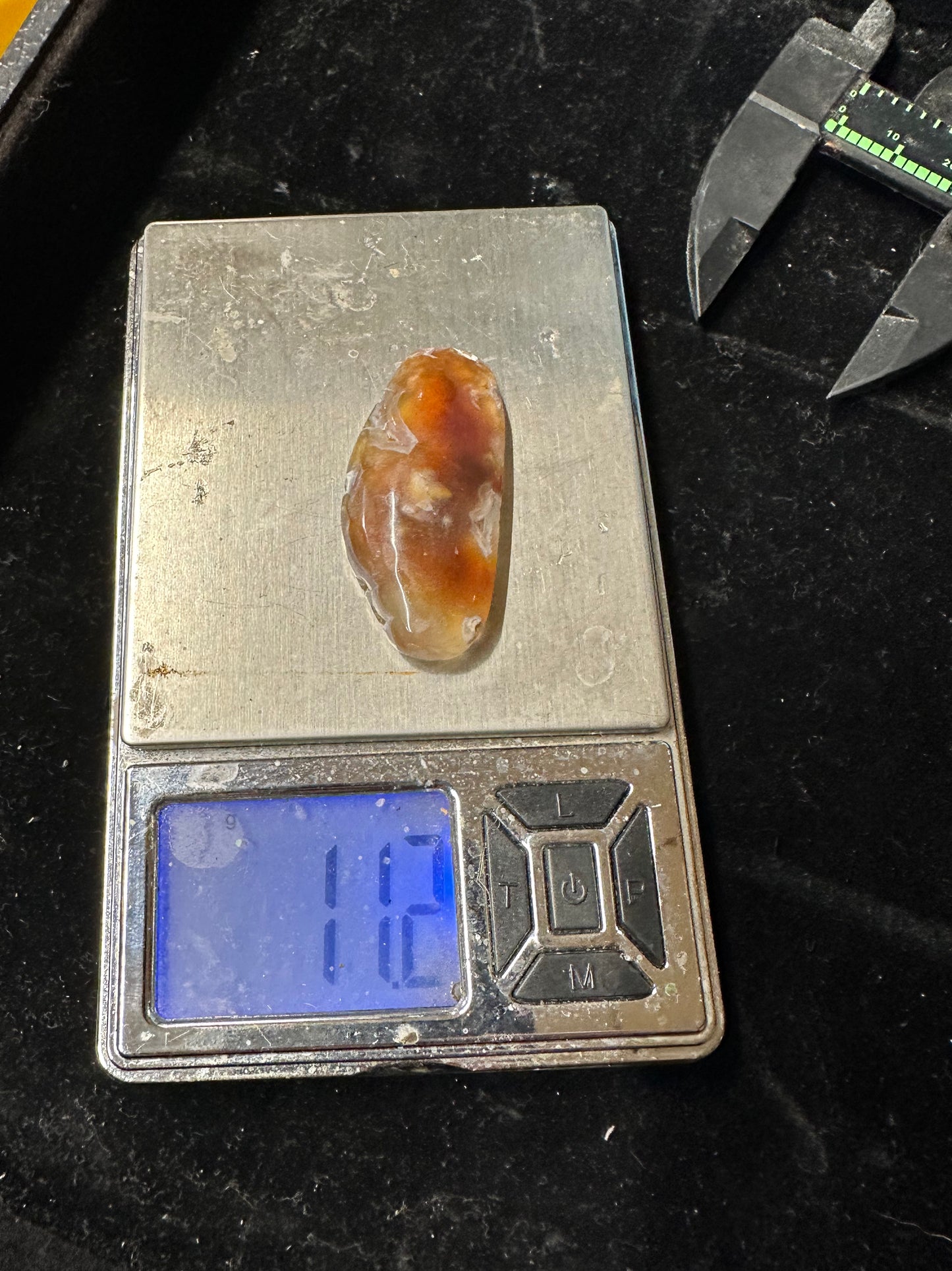 Product Listing: High-Grade Fire Agate Cabochon