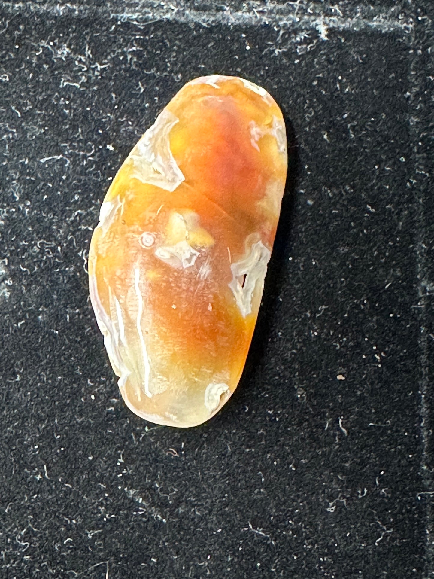 Product Listing: High-Grade Fire Agate Cabochon